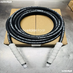 สายไฮดรอลิก 20 ฟุต 10,000 PSI เทียบเท่า ENERPAC H9220 ขนาด 3/8 นิ้ว NPT ปลายยาง - Product Image 1