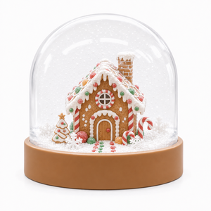Cadeaux de Noël, figurines de Noël dans une boule de neige en plastique - Product Image 4