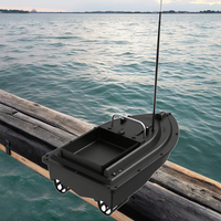 Bateau de pêche à la carpe télécommandé GPS avec détecteur de poisson sonar, suivi de distance et points de positionnement GPS