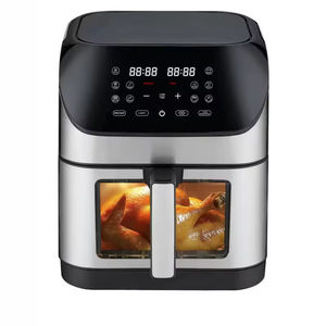 Large-capacity 8-liter air Fryer with Viewing <b>Window</b> Household Touch-<b>screen</b> No-clean Steam Fryer - Product Image 1