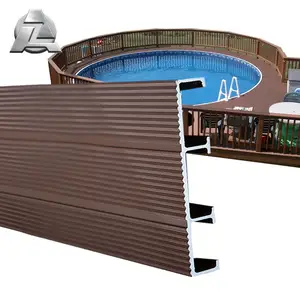 High strength deck outdoor using aluminium deck extrusion framing boards