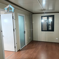 25 ㎡   Maisonnette préfabriquée moderne ignifuge et bien équipée de 20 pieds, extensible, pour salon de repos extérieur polyvalent