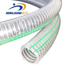 <span class=keywords><strong>Manguera</strong></span> de trueno de PVC Flexible, alambre de acero reforzado de grado alimenticio, 1/2 pulgadas, 2 pulgadas, 3 pulgadas y 4 pulgadas - Product Image 4