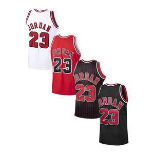 Maillots de basket-ball américains en gros, blancs, rouges, noirs, tous les maillots des équipes américaines, cousus - Product Image 5