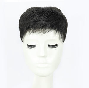 Best seller Short traspirante 16*18 parrucchino sintetico nero naturale con Clip per <span class=keywords><strong>uomo</strong></span> <span class=keywords><strong>uomo</strong></span> <span class=keywords><strong>uomo</strong></span> - Product Image 3