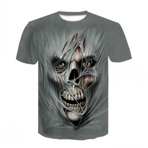 Nueva camiseta Grim Reaper 3D Heavy Metal Skull camisetas para hombres camiseta personalizada diseño gráfico estampado Punk Rock Top camisetas para hombres - Product Image 2