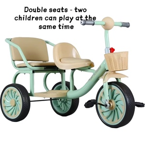Nouveau modèle <span class=keywords><strong>Tricycle</strong></span> <span class=keywords><strong>pour</strong></span> enfants à <span class=keywords><strong>double</strong></span> siège <span class=keywords><strong>Tricycle</strong></span> à trois roues <span class=keywords><strong>pour</strong></span> bébés <span class=keywords><strong>pour</strong></span> enfants-Vente en gros - Product Image 5