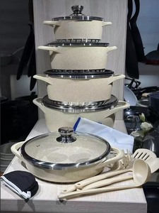 Juego de Utensilios de Cocina de Granito de 17 Piezas, Antiadherente, de Aluminio, <span class=keywords><strong>para</strong></span> Regalo de Bodas - Product Image 2