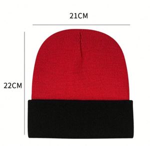Chapeau d'hiver chaud avec pompon, bonnet en tricot doux et mignon, cadeau promotionnel - Product Image 4
