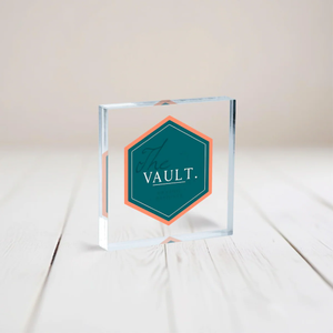 Bloc <span class=keywords><strong>photo</strong></span> <span class=keywords><strong>en</strong></span> acrylique personnalisé toutes tailles avec logo, support de signalisation <span class=keywords><strong>en</strong></span> acrylique transparent épais, décoration de bureau, cadeau promotionnel d'entreprise - Product Image 1