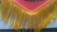 Drapeau de fanion suspendu personnalisé avec logo d'équipe de football miniature à double couche YF, jeux de football, échange de clubs sportifs, cadeau