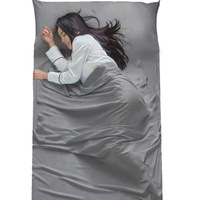Doublure de sac de couchage Sac de couchage compact et léger Portable Clean Travel Sheet Sleep Sheet