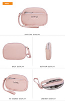 Dompet Koin Tipis Baru Baellerry untuk Wanita dan Remaja Putri, Dompet Pendek Sederhana dengan Kantong Resleting, Kapasitas Besar, Mujer Monedero