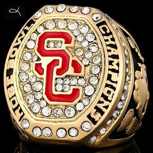 Bague de championnat de rugby universitaire NCAA 2016-2017 de l'Université du <span class=keywords><strong>Southern</strong></span> <span class=keywords><strong>California</strong></span> Trojans, en alliage, tendance - Product Image 5