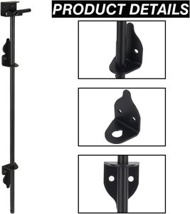 दिव्य उत्पाद कस्टम गैराज गेट बैरल बोल्ट ड्रॉप स्लाइडिंग दरवाजा बोल्ट लॉक - Product Image 2