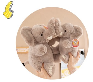 Mainan Hewan Boneka Plush Kustom yang Laris Manis, Boneka Gajah Kawaii, Grosir Mainan Boneka Plush untuk Anak-anak - Product Image 4