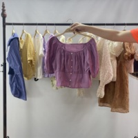 Venta al por mayor de fardos de blusas casuales de segunda mano para mujer (Ukay Ukay)