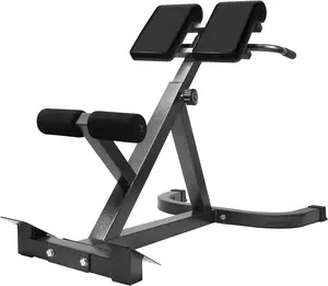 Cadeira romana máquina de extensão traseira, banco ajustável, equipamento de exercício para os músculos do peito e glúteo, para academia em casa