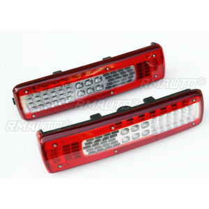 ไฟท้ายรถบรรทุก Volvo FH FM แบบ LED พร้อมเสียงเตือน ไฟเลี้ยว ไฟเบรก ไฟตัดหมอก ไฟถอยหลัง ไฟเตือน  อุปกรณ์ตกแต่งรถยนต์ - Product Image 3