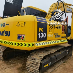 Excavatrice d'occasion Komatsu 130-7, marque japonaise d'origine, 13 tonnes, sur chenilles en caoutchouc, grande taille, modèle 2023, godet de 0,65 m, moteur - Product Image 6