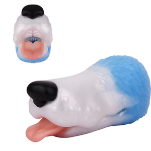 G6623 Masturbateur masculin en silicone pour chiot Série <span class=keywords><strong>Fantasy</strong></span> Meilleur vendeur Textures internes Amélioration de la sensation Masturbateur à main - Product Image 1