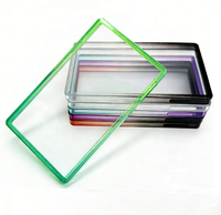 Étui de protection pour cartes gradées 35pt en TPU + PC transparent avec dos à paillettes dégradées