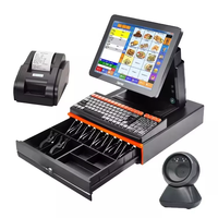 Terminal de point de vente tactile capacitif Superwin à prix d'usine avec garantie d'un an pour les supermarchés