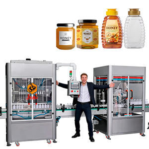 Compleet Gebottelde Honingverwerkingsverpakkingslijn Honingpot Vulling Met Etiketteermachine Honingfles Vulverpakkingsmachine - Product Image 1