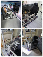 Perfiles de Aluminio Directo de Fábrica 4080, Soporte Ajustable para Simulador de PC Gaming, Simulador de Conducción VR, Fácil Montaje