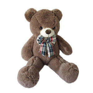 ตุ๊กตาผิวหมีเท็ดดี้แบร์ของเล่นตุ๊กตาสัตว์ยัดไส้หนังผู้ผลิตใหม่ขนาดแตกต่างกัน - Product Image 6