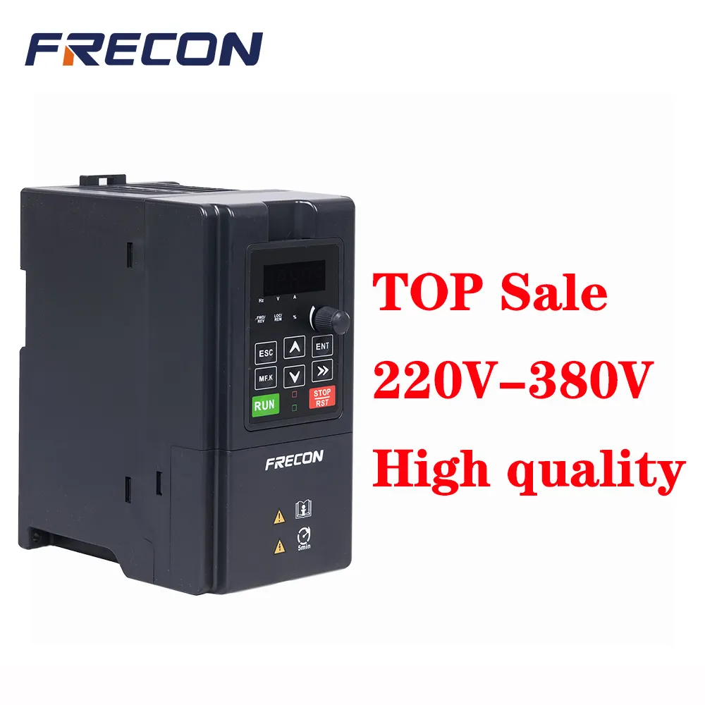 Frecon 220v 380v Ac Vfd Drive Fase 1.5 Kw 11kw 15kw 22kw Preço de fábrica Conversor de frequência variável Inversor de frequência