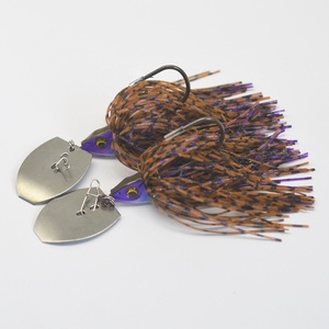 Esche da pesca con gonna in gomma esca con esche da pesca <span class=keywords><strong>a</strong></span> lama d'urto - Product Image 5