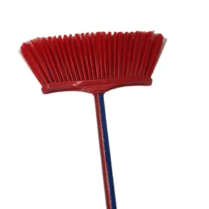 中国低价家用清洁工具室内/室外扫帚和木柄塑料/宠物扫帚头