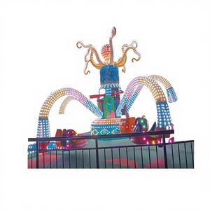 Manège géant de luxe en forme de pieuvre pour parc d'attractions, stand rotatif pour aire de jeux pour enfants, équipement de divertissement populaire - Product Image 1