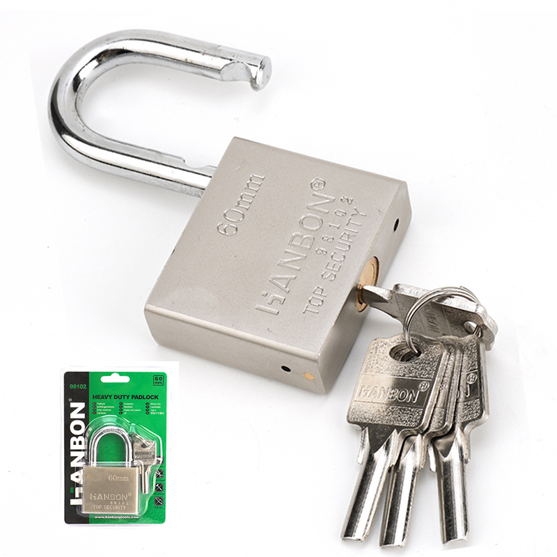 Factory Price Safety Key Padlock Zinc
