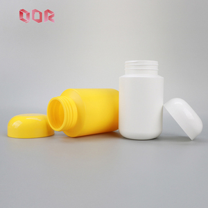 HDPE <b>Plastic</b> Powder <b>Container</b> 300ml 550ml 750ml 1000ml 1200ml 32oz with Screw <b>Lid</b> for Protein Supplement Capsule - Product Image 4