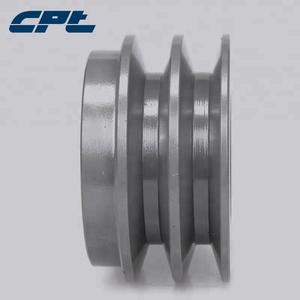 2ak25 AK Hai rãnh cố định khoan ròng rọc bánh xe ròng rọc đúc Sắt <span class=keywords><strong>V</strong></span> <span class=keywords><strong>v</strong></span>ành đai rãnh ròng rọc cho động cơ điện - Product Image 5