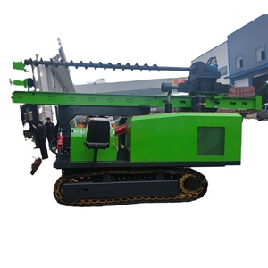 Hydraulic <b>Pile</b> <b>Driver</b> 8 M Piling Height Green Color Fully Hydraulic System For Construction Use - Product Image 5