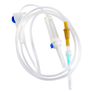 مجموعة ضخ <span class=keywords><strong>IV</strong></span> للكبار يمكن التخلص منها ، أنابيب PVC شفافة ، حاصلة على شهادة CE - Product Image 2