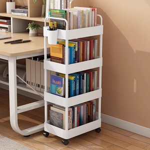 Metalen Opbergrek Kleine Ijzeren Kar Voor Slaapkamer Badkamer Keuken Of Kinderkamer Beweegbare Baby Benodigdheden Organizer - Product Image 4