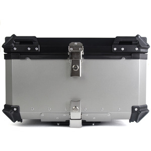 [Oferta Especial] Caja Trasera Universal para Motocicleta de 65L, de Aleación de Aluminio, Impermeable, Anticolisión, Desmontaje Rápido - Product Image 3