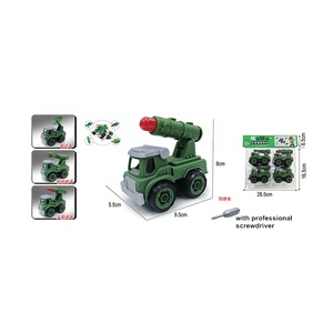 Smontaggio veicoli militari educativi DIY assemblati giocattoli auto <span class=keywords><strong>serie</strong></span> 4 pz/set - Product Image 1