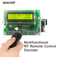 QIACHIP Multifonctionnel RF Télécommande Signal Décodeur RF 433MHz 315Mhz Module HCS HT Rolling Code Tester