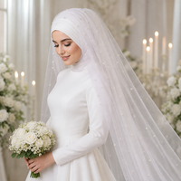 Tissu en maille de polyester perlé doux pour voile de mariée, chemin de table, superposition de robe, jupe de fête, usage textile pour vêtements