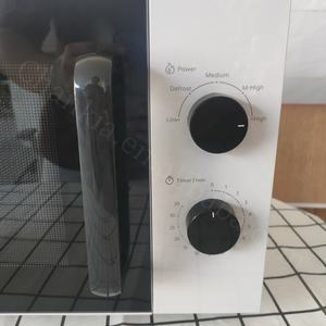 فرن ميكروويف بالشواية 3 في 1 للمنزل، 1200 واط، 25 لتر، ذكي يعمل بالحمل الحراري، رخيص وتجاري للمطاعم، 20 لتر، رقمي، أبيض، بالهواء الساخن - Product Image 6