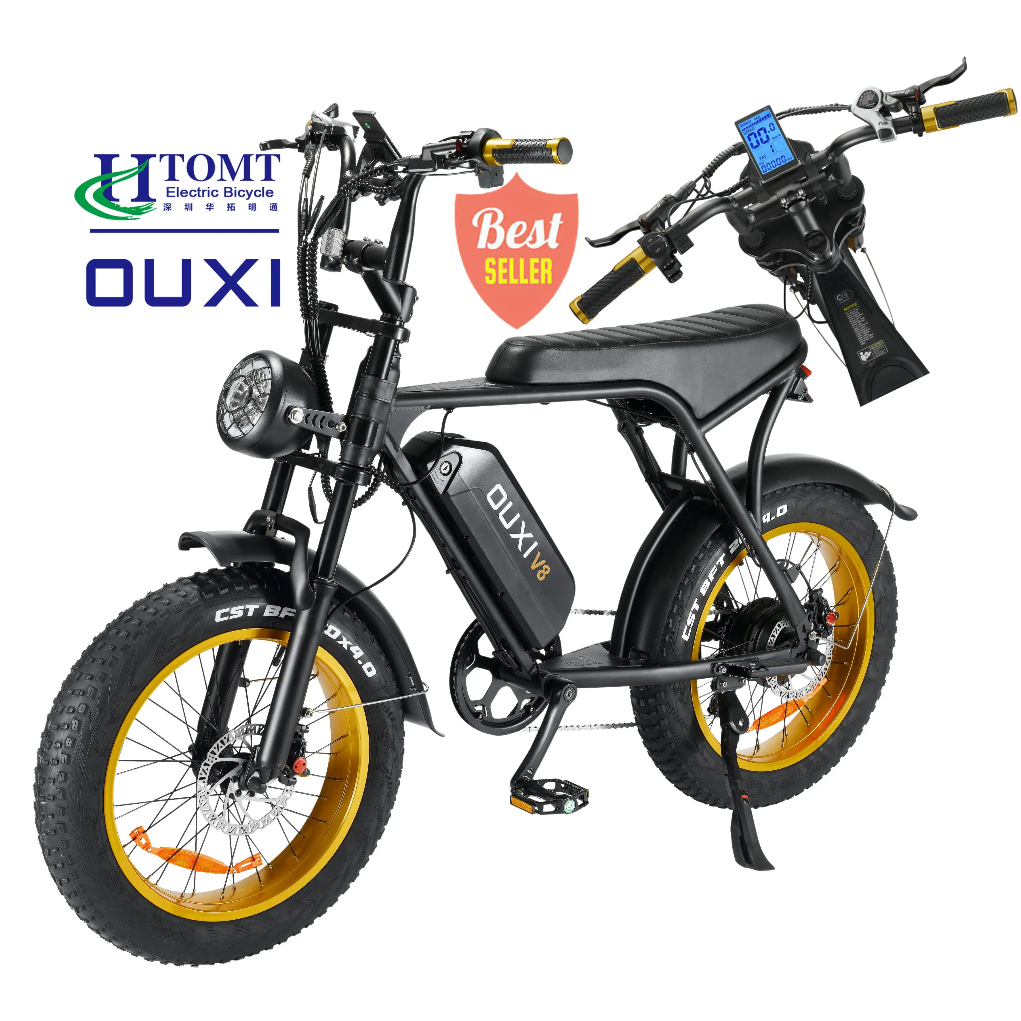 Elektrische Mountainbike V8 Urban City Bike Ouxi H9 Ebike 25 Km/h Nederland Fiets