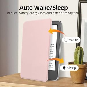 Biểu tượng tùy chỉnh 360 ° xoay trường hợp cho 7 "Kindle PaperWhite 12th Gen 2024 PU da từ có thể tháo rời đứng Bìa - Product Image 4