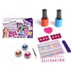 Ensemble de <span class=keywords><strong>salon</strong></span> d'art des ongles pour enfants Kit de vernis à ongles ensemble de manucure pour enfants non toxique pour les petites filles <span class=keywords><strong>jeu</strong></span> de <span class=keywords><strong>maquillage</strong></span> de beauté - Product Image 6