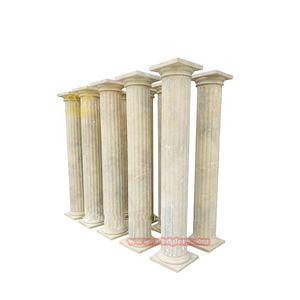 <span class=keywords><strong>Pilier</strong></span> en marbre personnalisé <span class=keywords><strong>pour</strong></span> décoration de la porte principale extérieure, <span class=keywords><strong>statue</strong></span> de femme en relief 3D au design moderne, colonne romaine carrée - Product Image 3