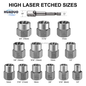 14 шт., промышленный 1/4 "до 3/8", набор для извлечения болтов из углеродистой стали - Product Image 3